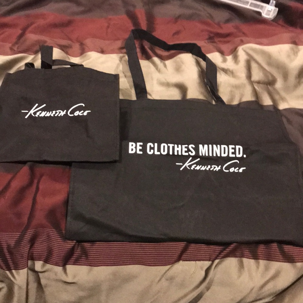 🎉Kenneth Cole set of reusable totes/shopping bags